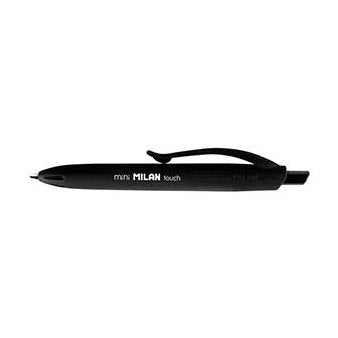 Esferográfica Milan Mini P1 Touch Preto 1mm - 1 Unidade