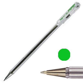 Bluepixel Equipamentos e Serviços Informáticos Lda | Esferográfica Pentel BK 77 Verde 0,7mm - Pack 12 Unidades Pentel Esferográficas