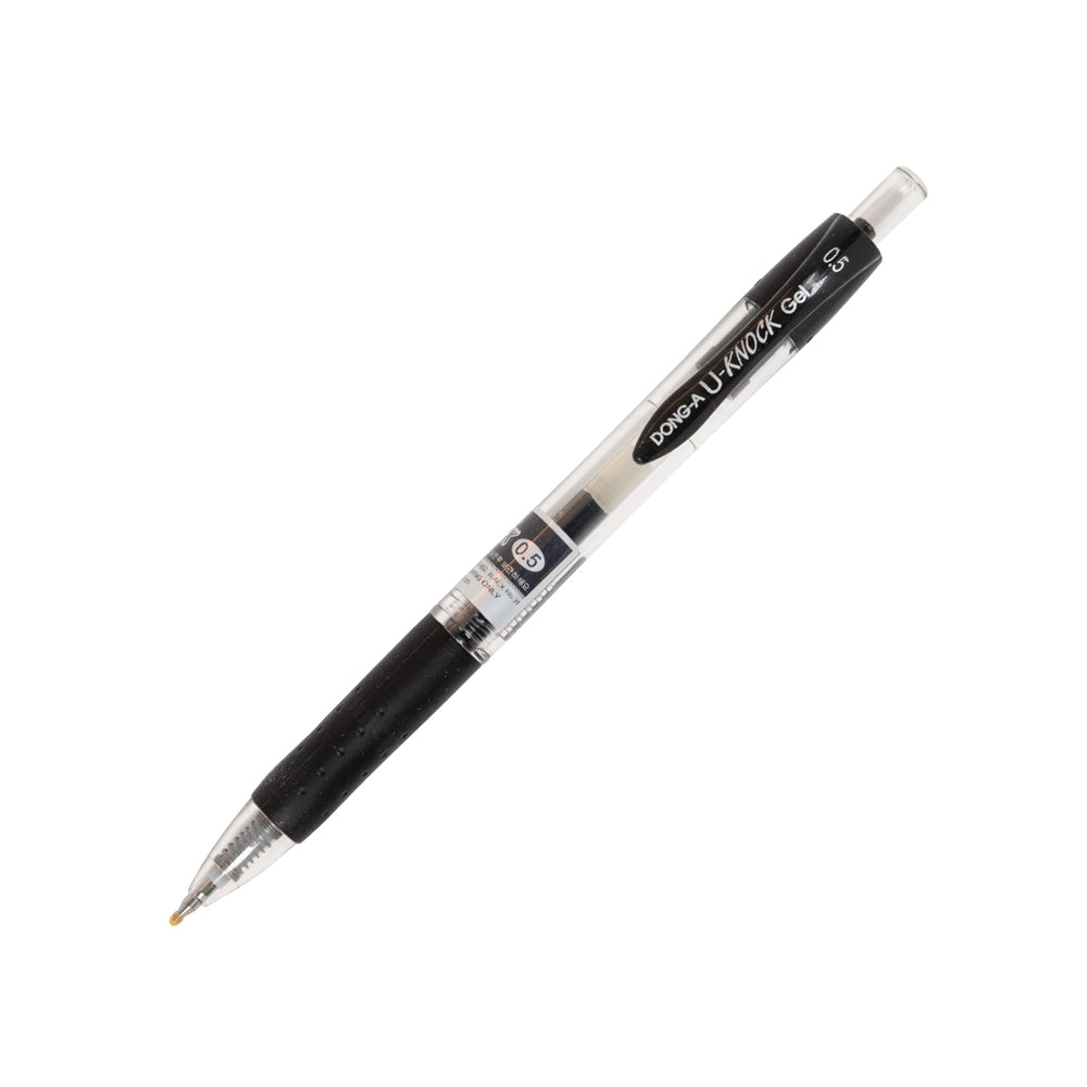 Bluepixel Equipamentos e Serviços Informáticos Lda | Esferográfica Gel Dong-A U-Knock M Retrátil Preto 0,5mm Dong-A Esferográficas Gel