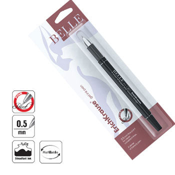 Bluepixel Equipamentos e Serviços Informáticos Lda | Esferográfica Gel EK Belle Preto 0,5mm - Caneta de Alta Precisão Erichkrause Esferográficas Gel