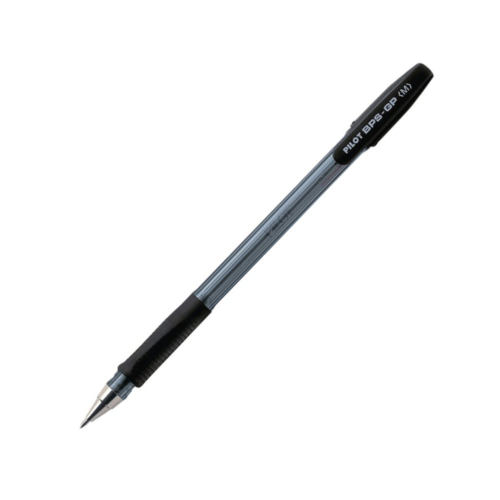 Bluepixel Equipamentos e Serviços Informáticos Lda | Esferográfica Pilot BPS-GP Grip Preto 1mm — Escrita Suave e Confiável Pilot Esferográficas