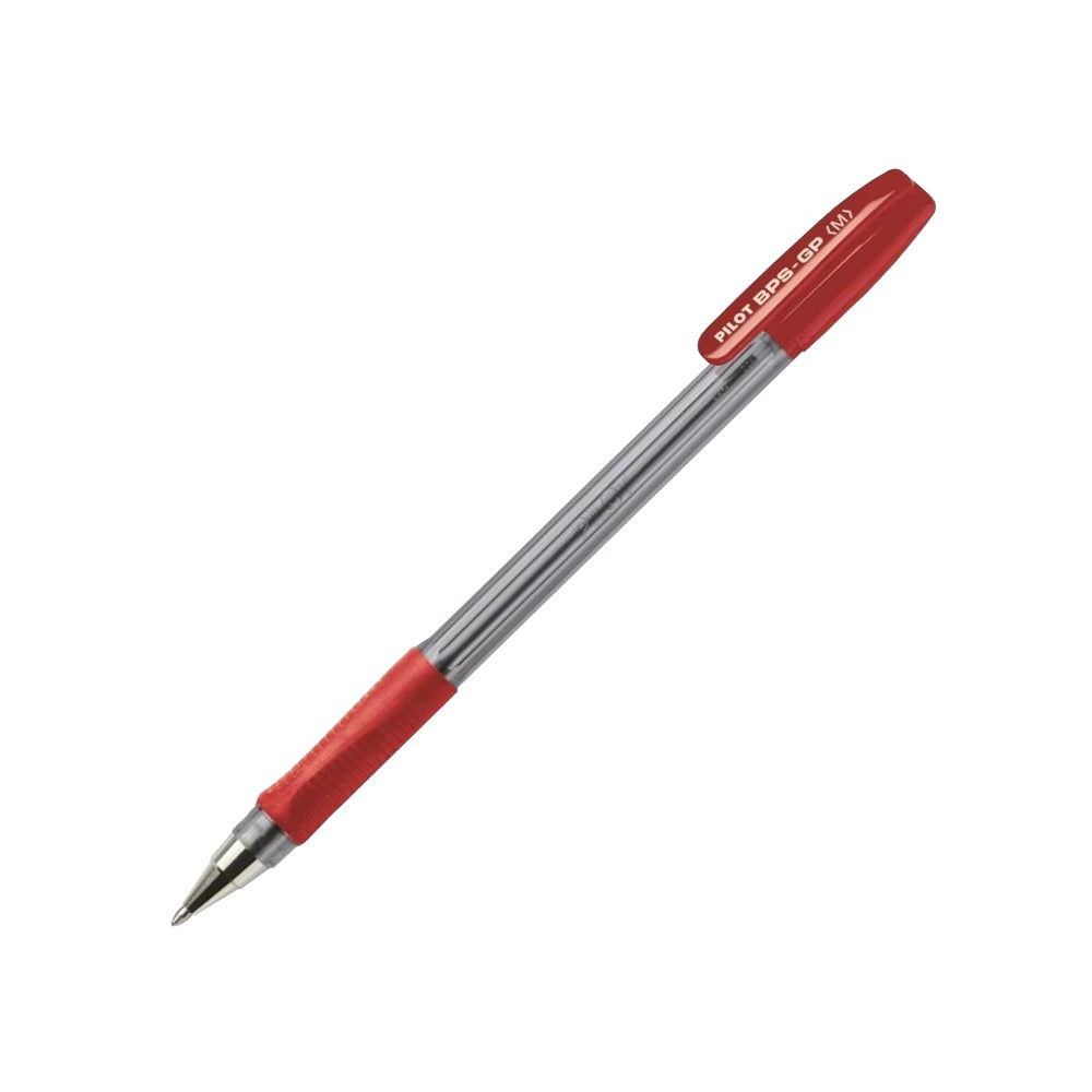Bluepixel Equipamentos e Serviços Informáticos Lda | Esferográfica Pilot BPS-GP Grip Vermelha 1mm | Caneta Esferográfica Pilot Esferográficas