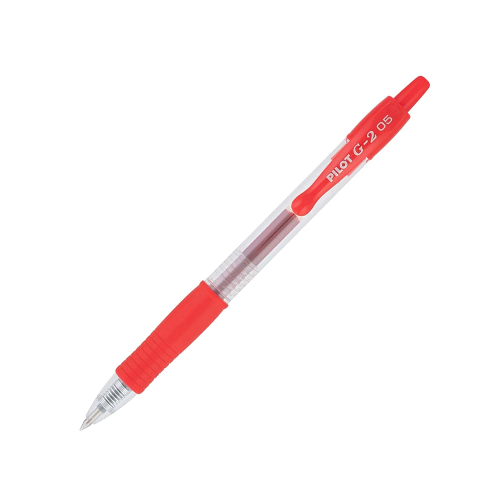 Bluepixel Equipamentos e Serviços Informáticos Lda | Esferográfica Gel Pilot G-2 Vermelha 0,5mm Retrátil - 1 Unidade Pilot Esferográficas Gel