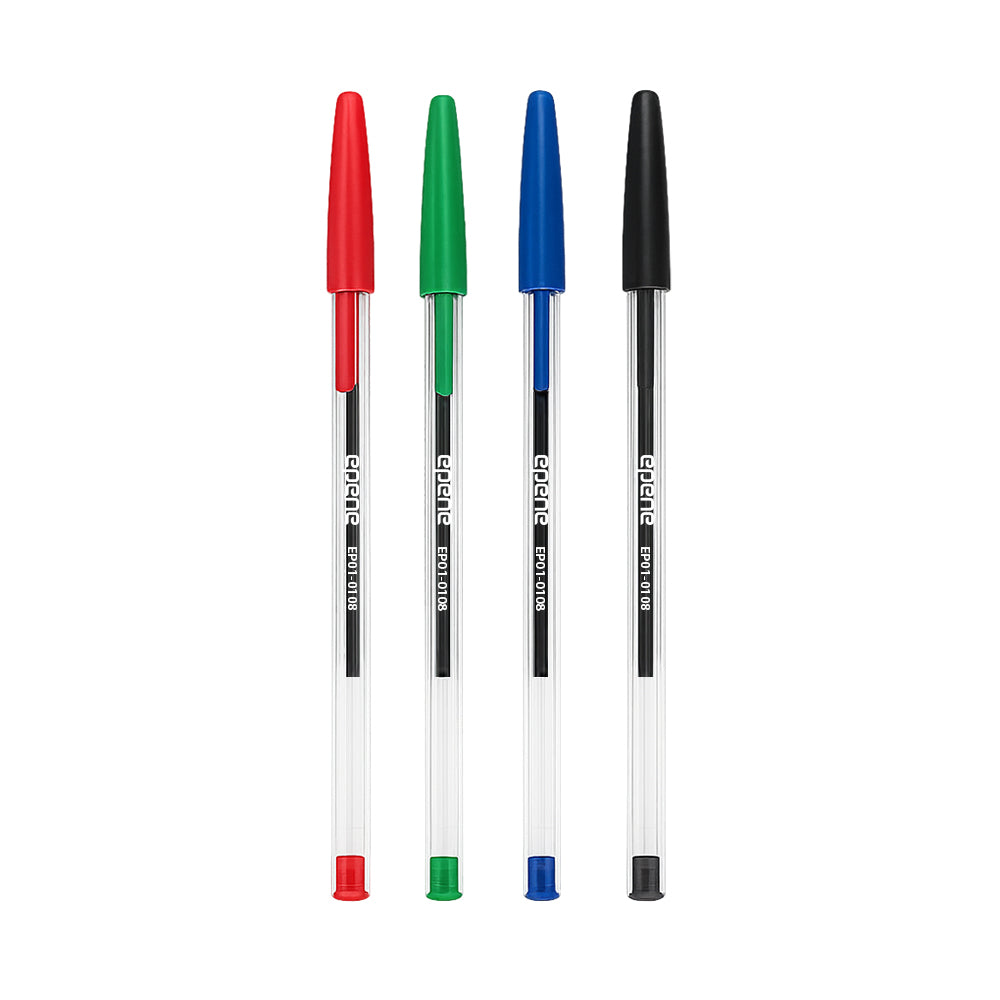 Bluepixel Equipamentos e Serviços Informáticos Lda | Esferográfica Epene EP01-0108 4 Cores 1mm – Kit com 4 unidades Epene Esferográficas