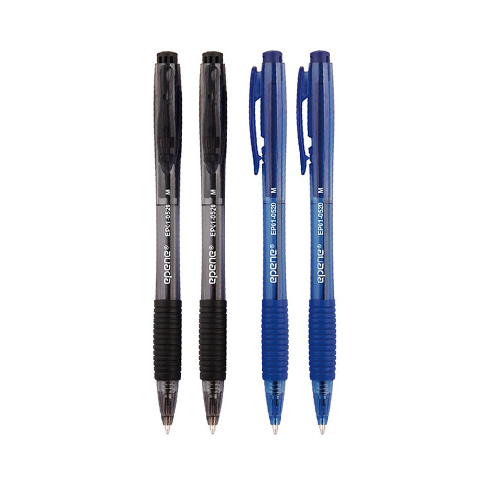 Bluepixel Equipamentos e Serviços Informáticos Lda | Esferográfica Epene Ball Point Retrátil 2 Cores 2+2 unidades Epene Esferográficas