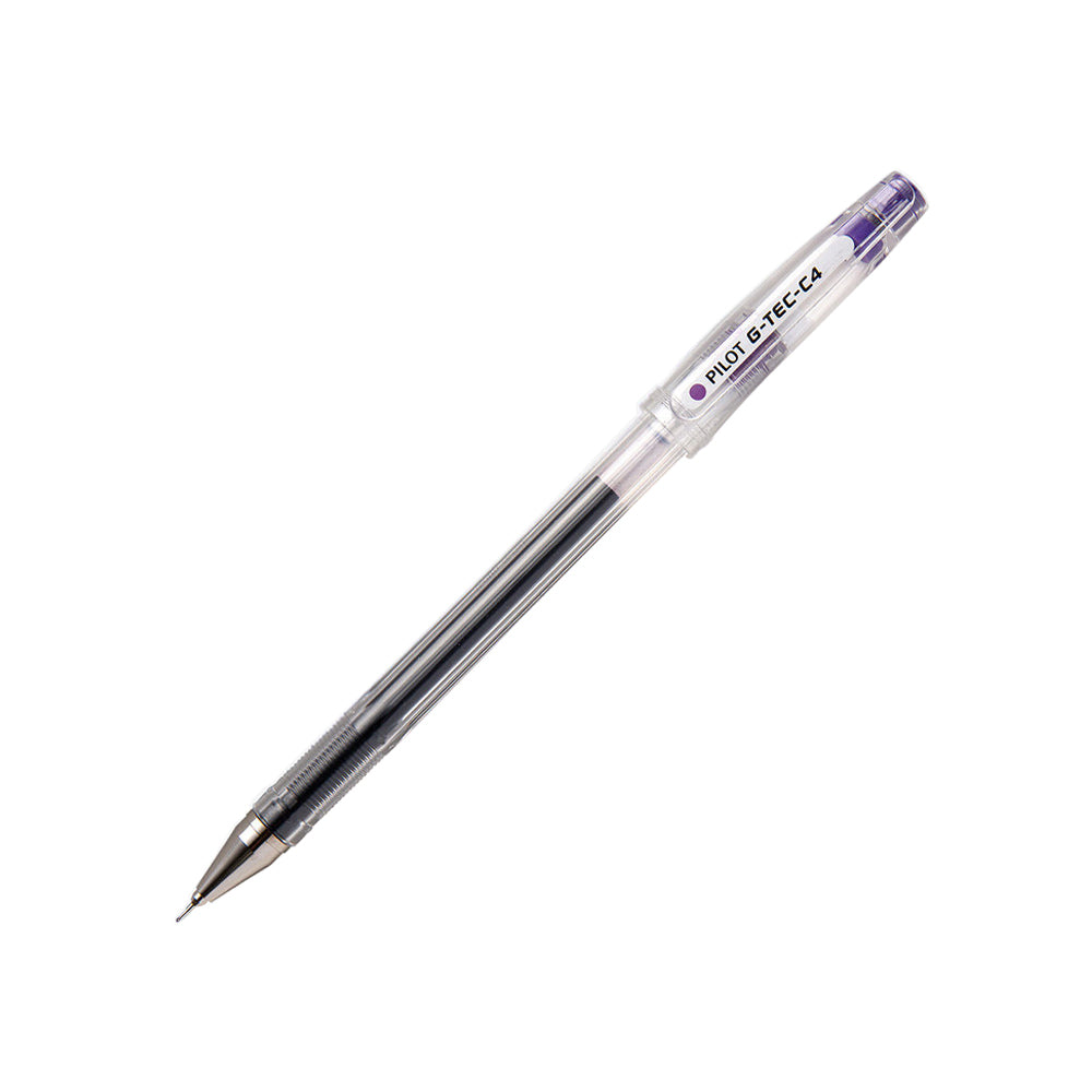 Bluepixel Equipamentos e Serviços Informáticos Lda | Esferográfica Gel Pilot G-TEC-C4 Violeta 0,4mm – Caneta de Escritura Pilot Esferográficas Gel