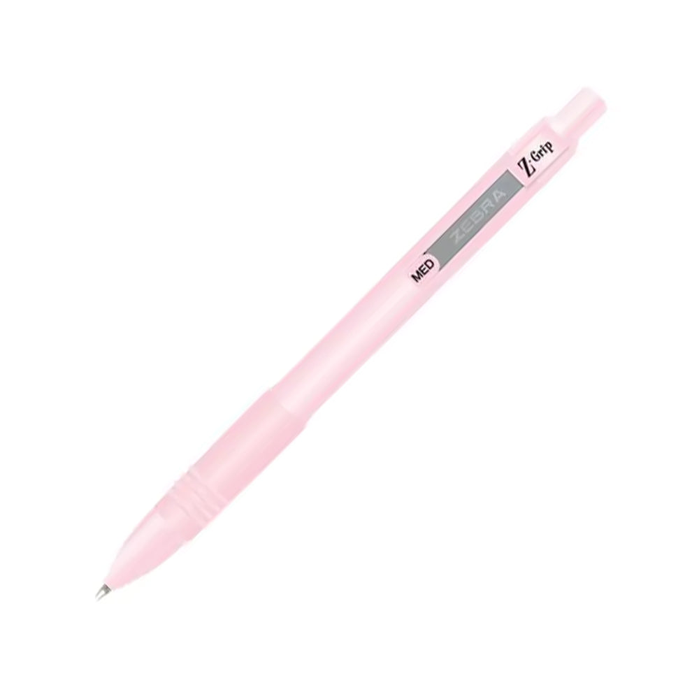 Bluepixel Equipamentos e Serviços Informáticos Lda | Esferográfica Z-Grip Smooth Azul 1mm Corpo Rosa Pastel - 1 UN Zebra Esferográficas