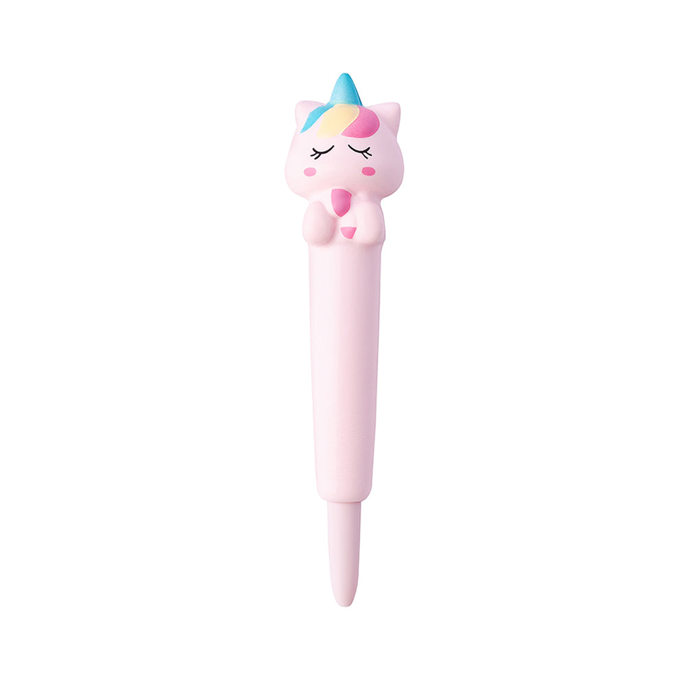 Bluepixel Equipamentos e Serviços Informáticos Lda | Esferográfica Gel Squishy Unicorn Azul 0,5mm – Caneta Colorida e Divertida IiGen Escrita