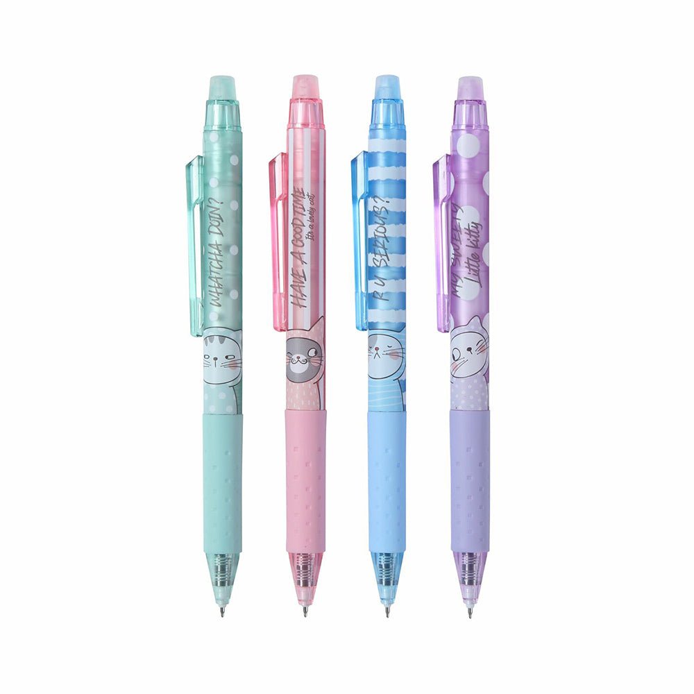 Bluepixel Equipamentos e Serviços Informáticos Lda | Caneta Esferográfica Gel Pop Kitty Azul 0,5mm - Apagável, Sortida MG Escrita