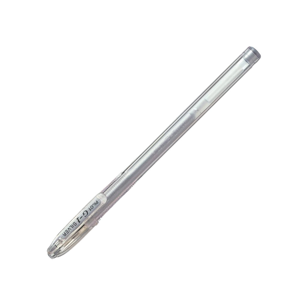 Bluepixel Equipamentos e Serviços Informáticos Lda | Esferográfica Gel Pilot G1 M Prateada 0,7mm | Escrita Suave Pilot Esferográficas Gel