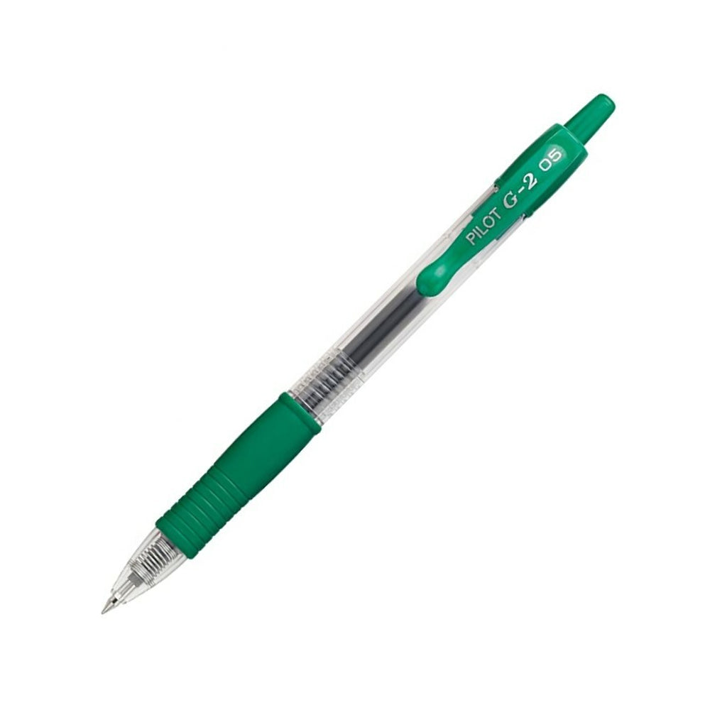 Bluepixel Equipamentos e Serviços Informáticos Lda | Esferográfica Gel Pilot G-2 Retrátil Verde 0,5mm - 1 Unidade Pilot Esferográficas Gel