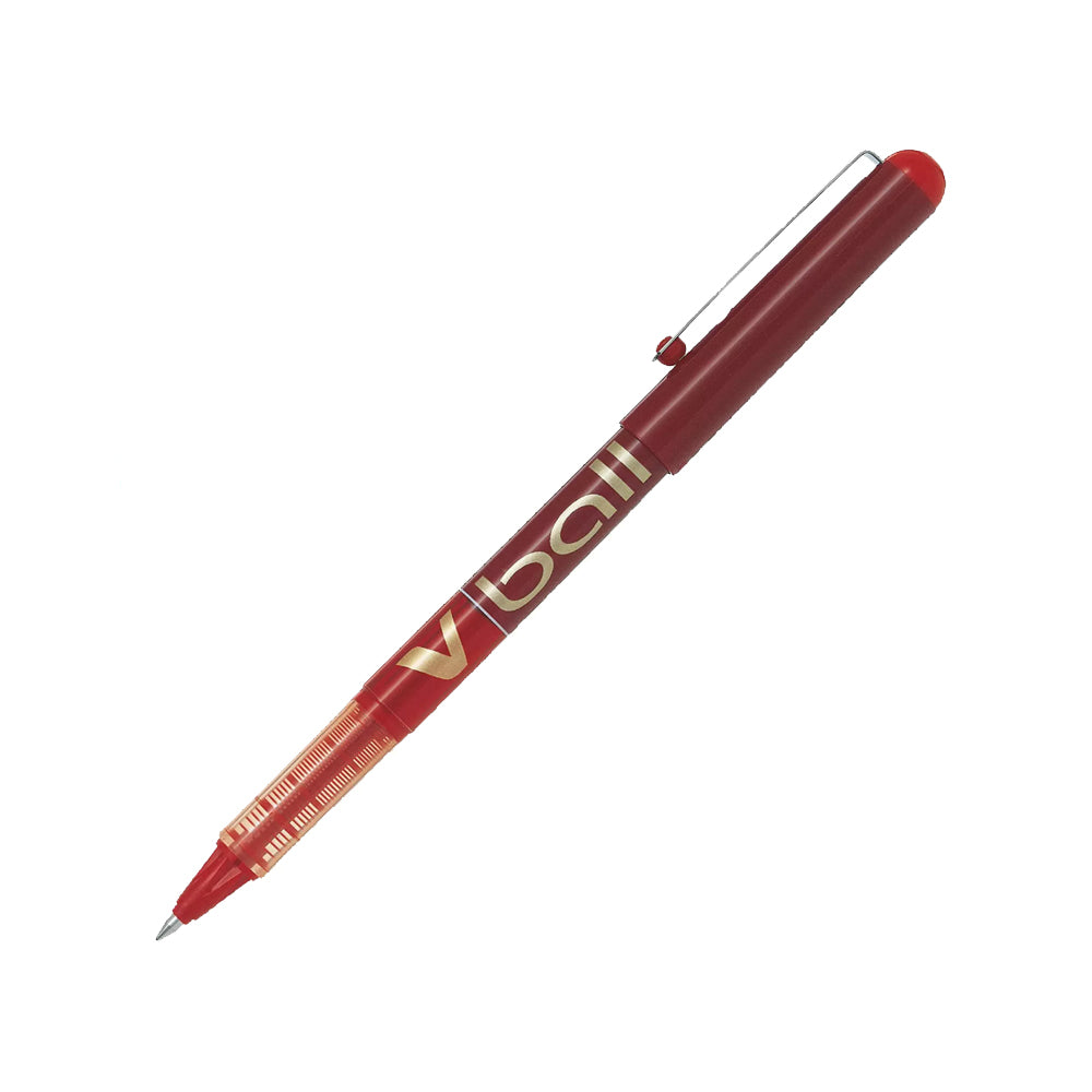 Bluepixel Equipamentos e Serviços Informáticos Lda | Esferográfica Gel Pilot V-Ball M Vermelha 0,7mm – Escritura Suave Pilot Esferográficas Gel