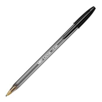 Bluepixel Equipamentos e Serviços Informáticos Lda | Esferográfica BIC Ball Point Large Preto 1,6mm 50 Unidades Bic Esferográficas