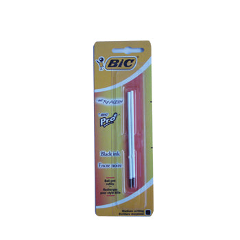 Bluepixel Equipamentos e Serviços Informáticos Lda | Recarga Esferográfica BIC Tinta Preta 2 Unidades | ReAction/Pro+ Bic Recargas Canetas
