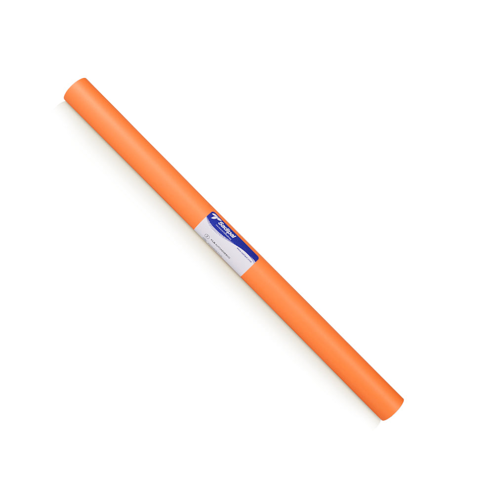 Bluepixel Equipamentos e Serviços Informáticos Lda | Forra Livros Autocolante Laranja Matte 0,50x2m - Rolo Único Sadipal Forra Livros