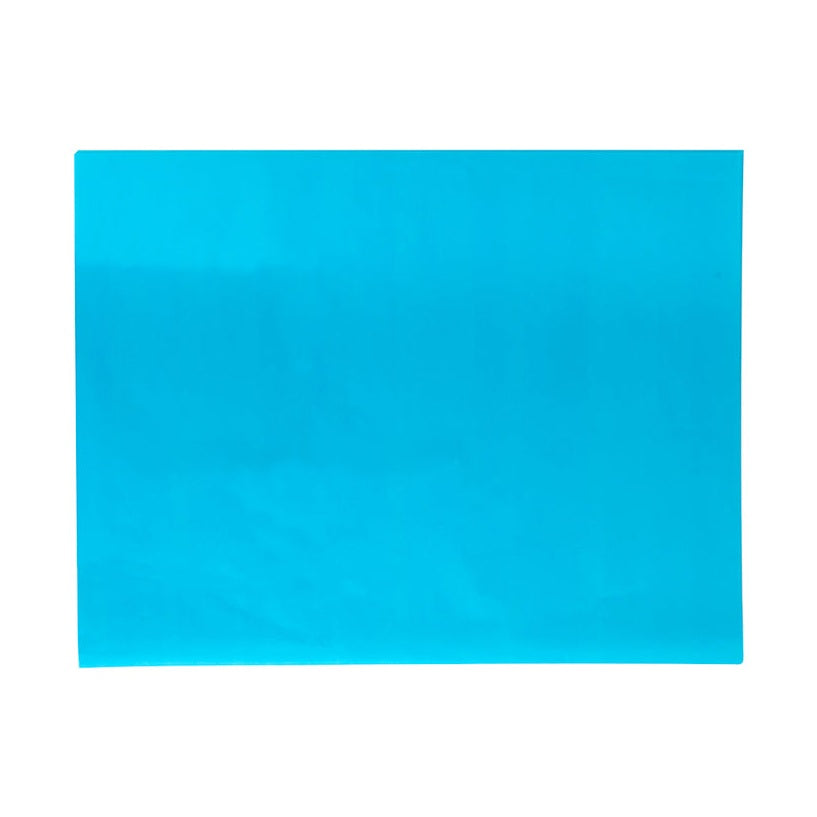 Papel Seda Azul Celeste 50x75cm - Pack com 25 Folhas