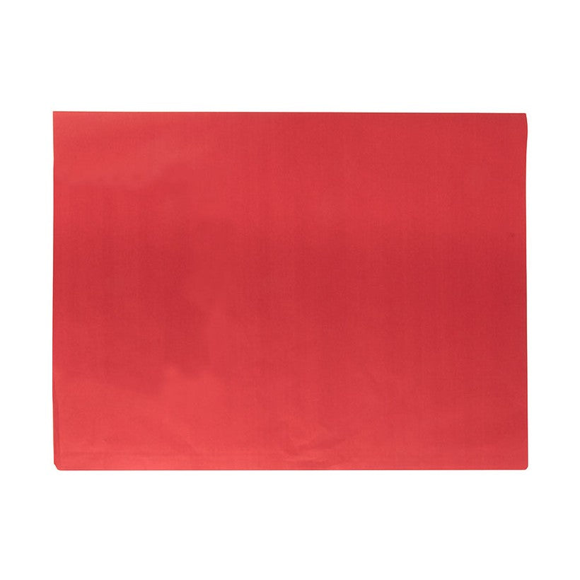 Papel Seda Vermelho 50x75cm, 25 Folhas para Decoração