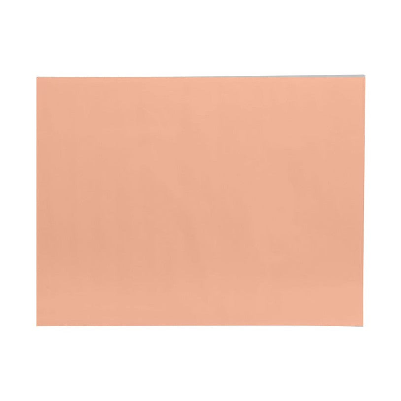 Papel Seda Salmão 50x75cm, 25 folhas para Decoração e Artes