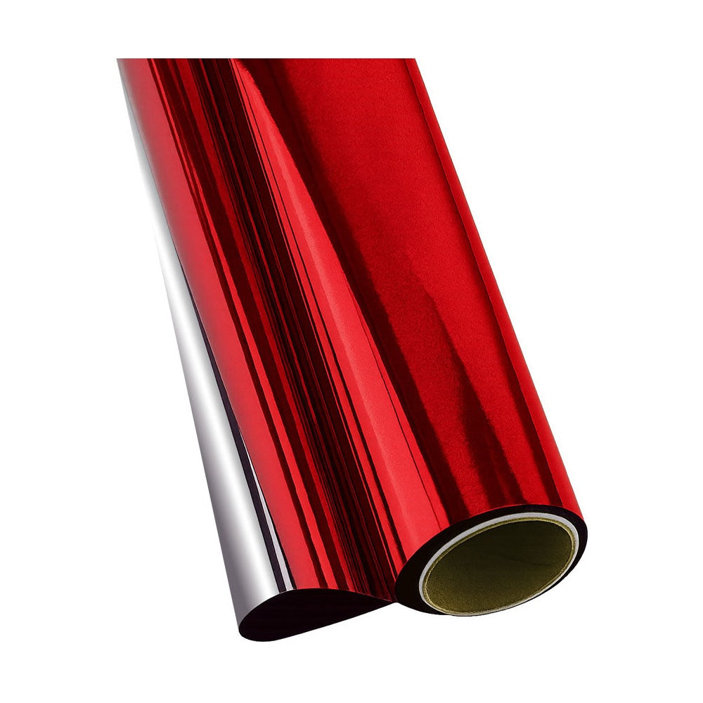 Papel Metalizado Vermelho 1x3m – Rolo para Decoração e Artesâneas