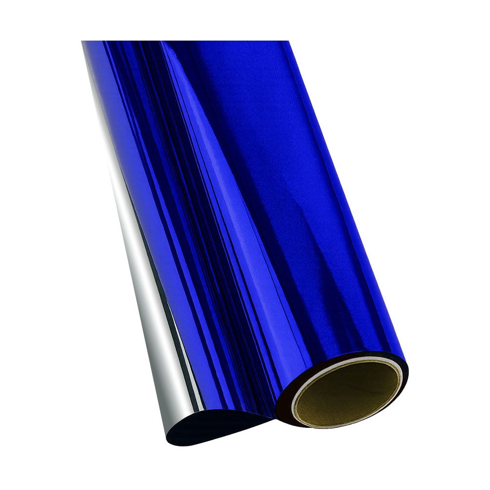 Papel Metalizado Azul 1x3m | Rolo para Decoração e Artesanato