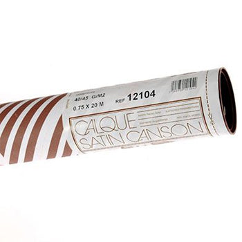 Bluepixel Equipamentos e Serviços Informáticos Lda | Rolo Canson Tracing Satin 0,75x20m - Papel para Desenho e Esquiso Canson Vegetal