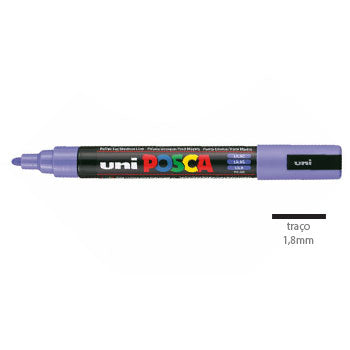 Bluepixel Equipamentos e Serviços Informáticos Lda | Marcador Uniball Posca PC-5M 1,8mm Lilás - Pintura e Artes Posca Marcadores