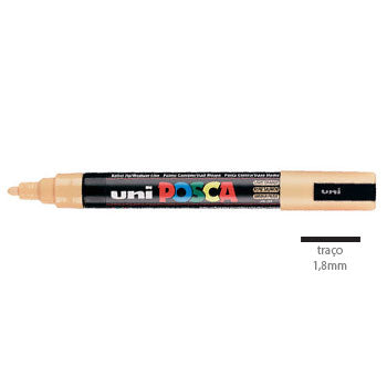 Bluepixel Equipamentos e Serviços Informáticos Lda | Marcador Uniball Posca PC-5M Laranja Claro - 1,8mm Posca Marcadores