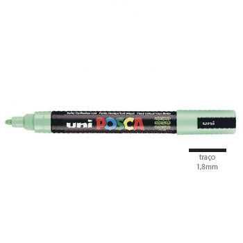 Bluepixel Equipamentos e Serviços Informáticos Lda | Marcador UniBall Posca PC-5M Verde Claro 1,8mm – Caneta para Arte Posca Marcadores