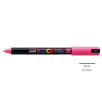 Bluepixel Equipamentos e Serviços Informáticos Lda | Marcador Uniball Posca PC-1MR 0,7mm Rosa | Caneta para Arte Posca Marcadores