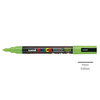 Bluepixel Equipamentos e Serviços Informáticos Lda | Marcador Uniball Posca PC-3M Verde Maçã 0,9mm 72 peças Posca Marcadores