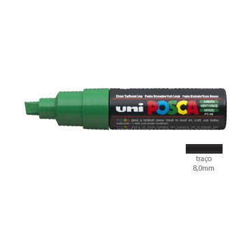 Bluepixel Equipamentos e Serviços Informáticos Lda | Marcador Uni Posca PC-8K Verde 8mm 6 unidades para Artes e Crafts Posca Marcadores
