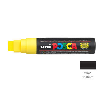 Bluepixel Equipamentos e Serviços Informáticos Lda | Marcador Uniball Posca PC-17K Amarelo 15mm – 2 Unidades Posca Marcadores
