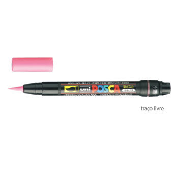 Bluepixel Equipamentos e Serviços Informáticos Lda | Marcador Uniball Posca PCF-350 Rosa 1-10mm | Caneta para Arte Posca Marcadores