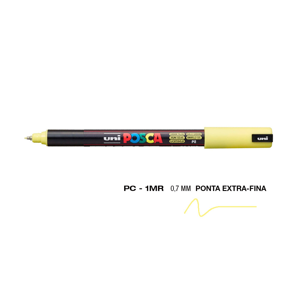 Bluepixel Equipamentos e Serviços Informáticos Lda | Marcador Uniball Posca PC-1MR 0,7mm Amarelo Sunshine | Integral Posca Marcadores