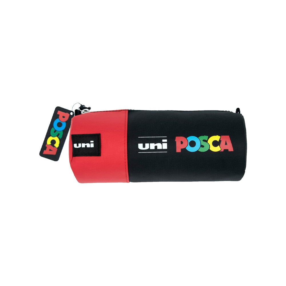Bluepixel Equipamentos e Serviços Informáticos Lda | Estojo Redondo Vermelho com 12 Marcadores Posca Uniball Posca Marcadores