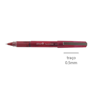 Bluepixel Equipamentos e Serviços Informáticos Lda | Marcador Roller Needle Point 0,5mm Vermelho AC1089 | Escrever e Destacar Alban Marcadores
