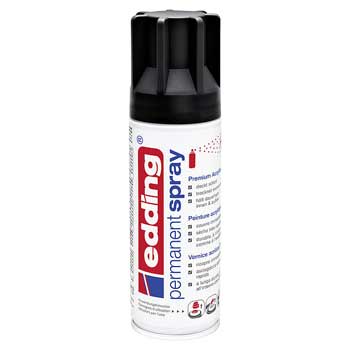 Bluepixel Equipamentos e Serviços Informáticos Lda | Tinta Acrílica Spray Edding 5200 Preto 200ml para Artes e Decoração Edding Tintas Acrílicas