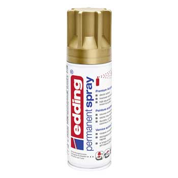 Bluepixel Equipamentos e Serviços Informáticos Lda | Tinta Acrílica Spray Edding 5200 Ouro Rico 200ml para Artesanato Edding Tintas Acrílicas
