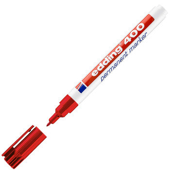 Bluepixel Equipamentos e Serviços Informáticos Lda | Marcador Permanente Vermelho Edding 400 1mm - 1 Unidade Edding Marcadores
