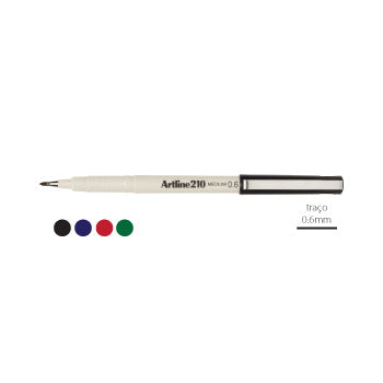 Bluepixel Equipamentos e Serviços Informáticos Lda | Marcador Artline 210 Médio 0,6mm Preto | Escrita e Desenho Artline Marcadores