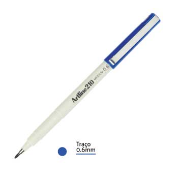 Bluepixel Equipamentos e Serviços Informáticos Lda | Marcador Artline 210 Médio 0,6mm Azul - 1 Unidade Artline Marcadores