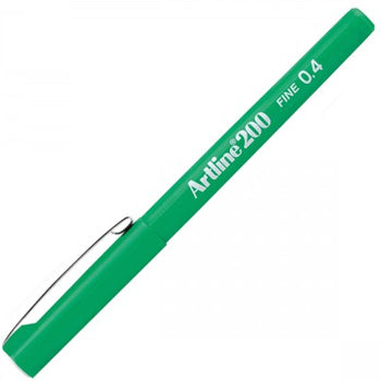 Bluepixel Equipamentos e Serviços Informáticos Lda | Marcador Fino Artline 200 Verde 0,4mm – Pacote com 12 unidades Artline Marcadores