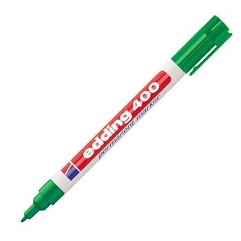 Bluepixel Equipamentos e Serviços Informáticos Lda | Marcador Permanente Edding 400 Médio 1mm Verde - 1 Unidade Edding Marcadores