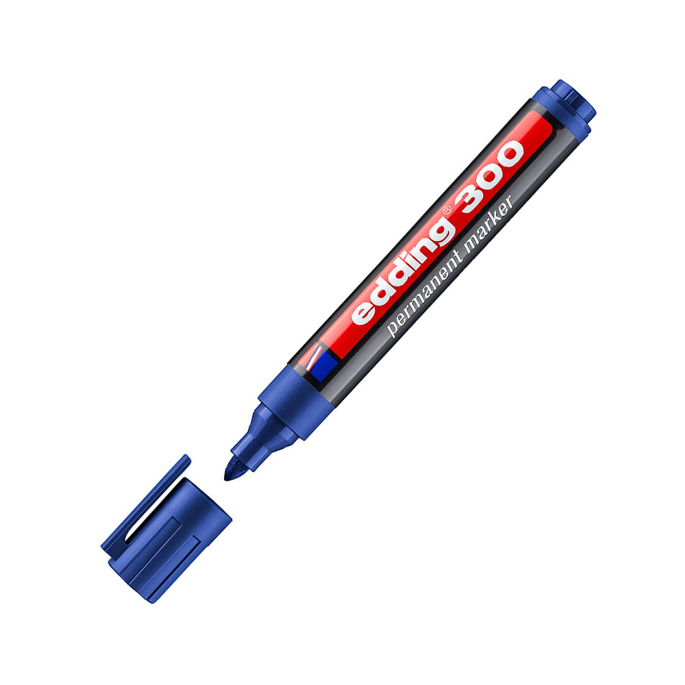 Bluepixel Equipamentos e Serviços Informáticos Lda | Marcador Edding 300 Médio 1,5-3mm Azul — Caneta para Escrita e Vida Diária Edding Marcadores