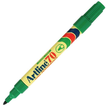 Bluepixel Equipamentos e Serviços Informáticos Lda | Marcador Permanente Médio Artline 70 1,5mm Verde - Escreva com Claridade Artline Marcadores