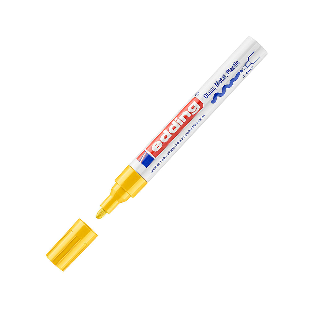 Bluepixel Equipamentos e Serviços Informáticos Lda | Marcador Edding 750 Grosso Amarelo 2-4mm – Caneta para Destaque Edding Marcadores