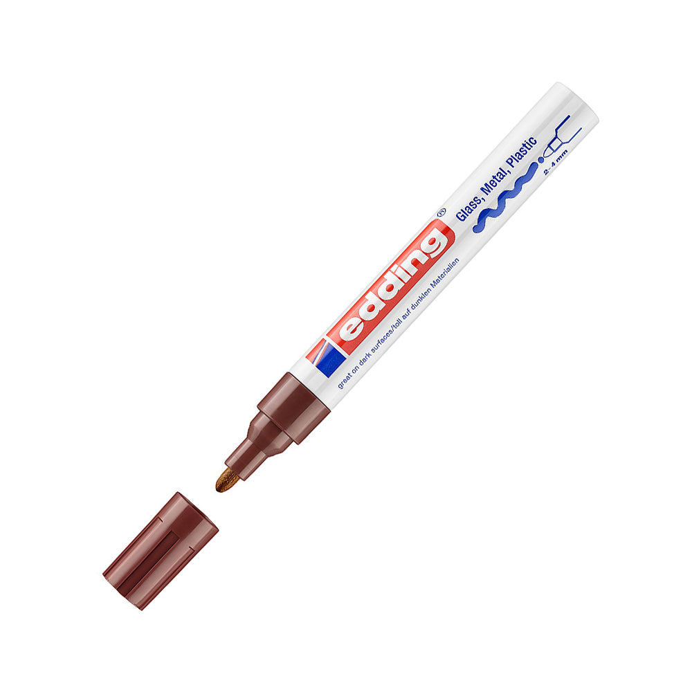 Bluepixel Equipamentos e Serviços Informáticos Lda | Marcador Edding 750 Gross 2-4mm Castanho - Escrito de Qualidade Edding Marcadores
