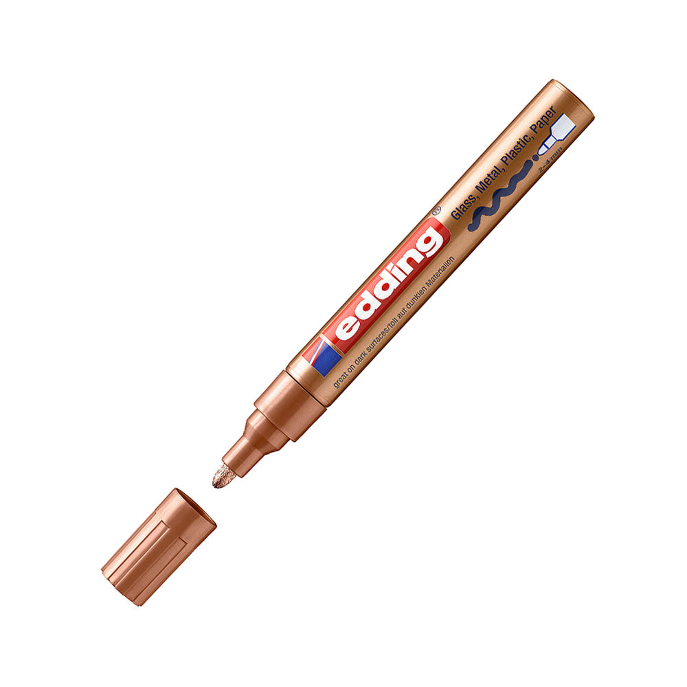 Bluepixel Equipamentos e Serviços Informáticos Lda | Marcador Edding 750 Grosso 2-4mm Cobre — Caneta Permanente Edding Marcadores