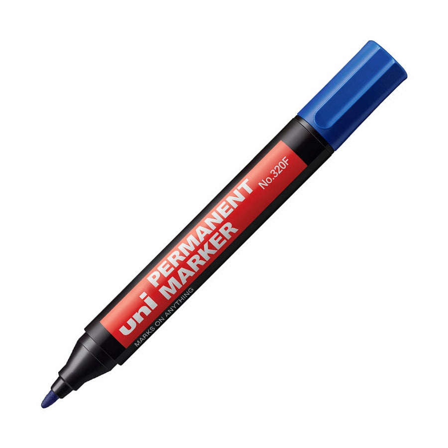 Marcador Permanente Médio UNI 320F 1-3mm Azul 1un