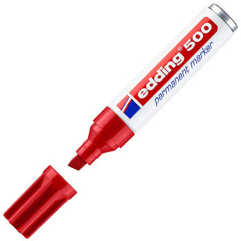 Bluepixel Equipamentos e Serviços Informáticos Lda | Marcador Permanente Edding 500 Gross 2-7mm Vermelho – 1 Unidade Edding Marcadores
